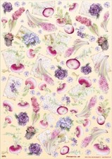 Carta decoupage rape, viole e