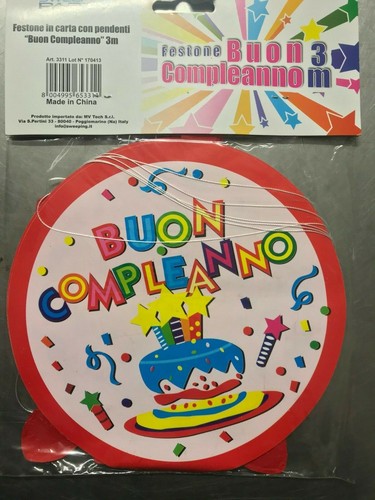 Festone con pendenti buon - con,