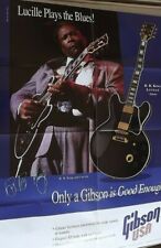   Gibson Guitars - Poster BB King 18x24" - 1993 - Pubblicità Stampa