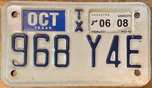 Targa originale usa - usa, moto