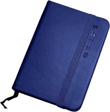 Mini agenda A7 pocket 10,5x7,5 cm notebook borsa appunti tascabile note memo blu