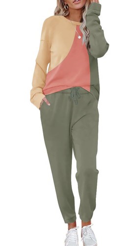 Set due pezzi felpa donna