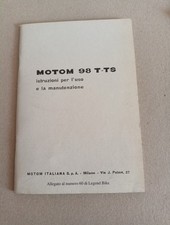 Motom 98 T-TS - USO e manutenzione- legend bike