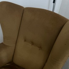 POLTRONA VINTAGE BERGERE DI VELLUTO