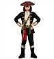 COSTUME CAPITANO PIRATA NERO