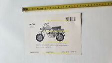 Gitan 50 Mini anni 70 depliant brochure ciclomotore originale  