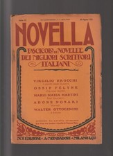 NOVELLA N. 16 AGOSTO 1921 - BROCCHI MARIO MARIA MARTINI NOSARI OTTOLENGHI FELYNE