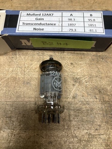 Tubo mullard 12ax7 ecc83 1962 - 12ax7,