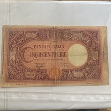 REGNO D’ITALIA BANCONOTA