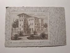 Cartolina 1915 Roma Villino Calvo, Via Alessandro Farnese, francobollo 10c