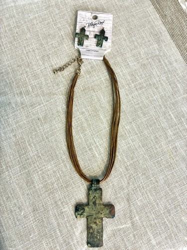 Set orecchini collana - , croce