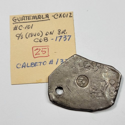 1737 cob reales guatemala - 1737, 8