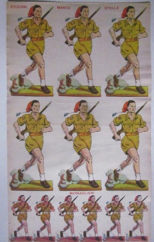 Foglio soldatini carta - foglio,