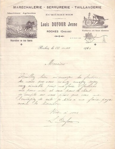 Roches lettre louis - roches,