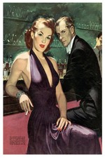 Vintage bar scene art - bar,