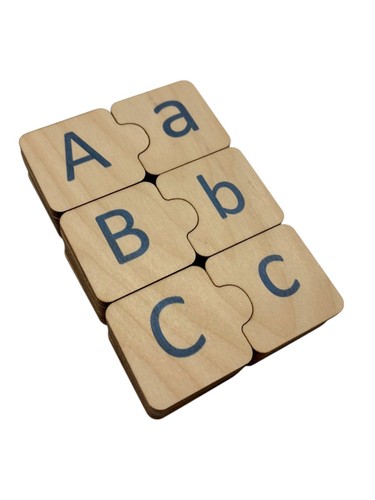 Alphabet puzzle wooden letter - alphabet,