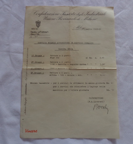 Fascismo 19412 milano - fascismo,