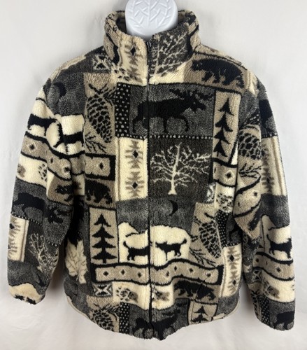 Giacca pile vintage - , nera