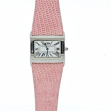 Orologio da donna Philip watch in pelle rosa con zaffiri SLIM ELEGANTE