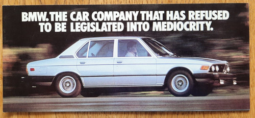 Brochure vendita auto bmw usa - brochure,