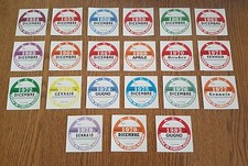 Blocco stock lotto di 21 bolli