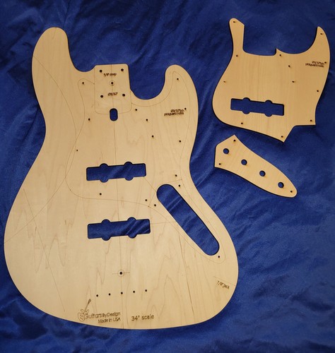 Modello router corpo chitarra