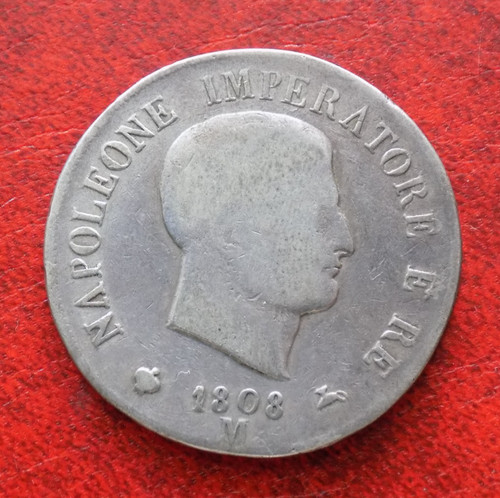 Lire 1808 tipo napoleone - 5, 1°