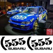 555 Word Rally Championship WRC adatto per Subaru Imprezza decalcomania WRX JDM paraurti
