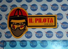  ADESIVO STICKER VINTAGE AUTOCOLLANT AUTO MOTO TUNING IL PILOTA MENSILE SPORTIVO