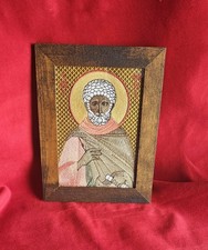 Icona ortodossa ricamata San