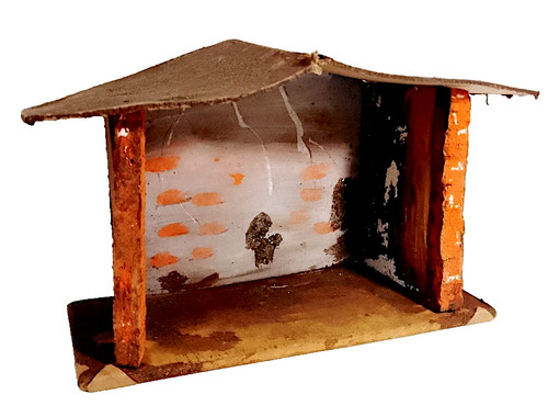 Casetta grotta per diorama - casetta,