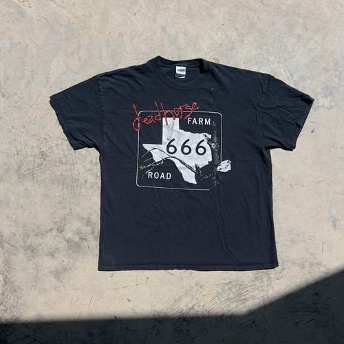 Shirt vintage nera deadhorse - vintage,