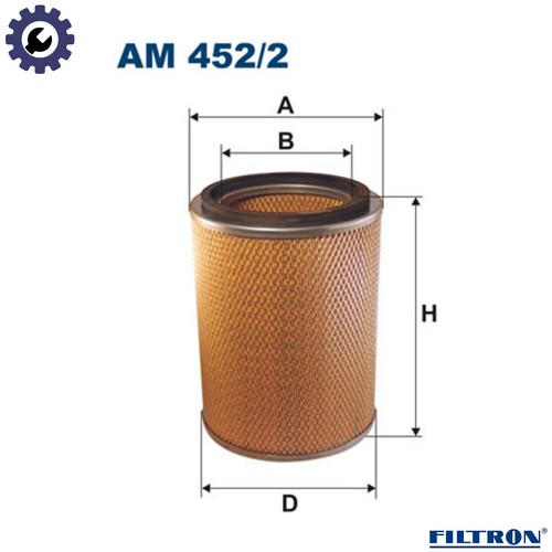 Filtro aria 452 - 452/2, per