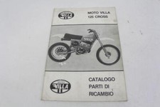 CATALOGO PARTI DI RICAMBIO MOTO VILLA 125 CROSS SPARE PARTS CATALOGUE - ITALIAN