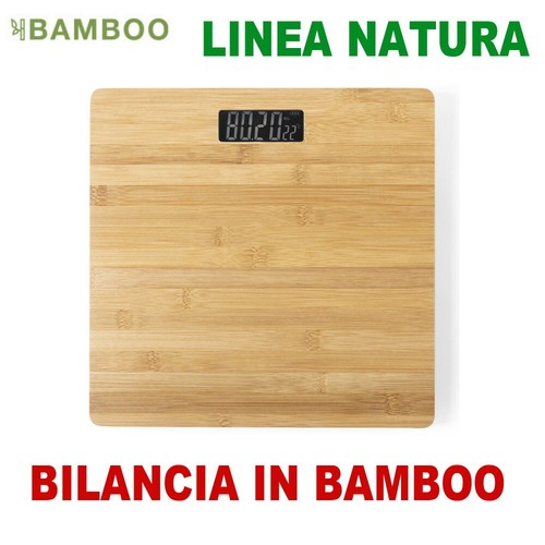 Bilancia pesa persona bamboo - bilancia,