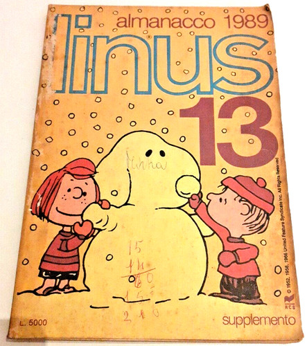 Linus almanacco - almanacco, 13