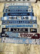 10 sciarpe calcio LOTTO STOCK LAZIO shirt maillot trikot jersey