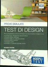 HOEPLI TEST. TEST DI DESIGN AA.VV. HOEPLI 2017  BROSSURA