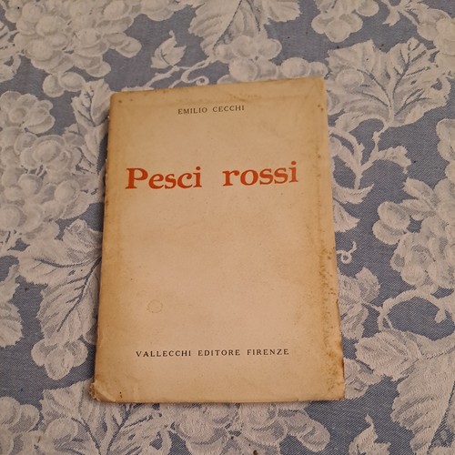 Emilio cecchi pesci rossi - pesci,