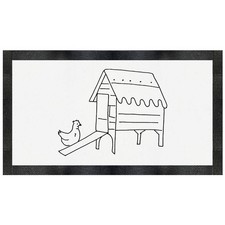 Tappetino per alimentazione animali domestici 'Pollaio' (PM00007401)