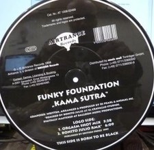 Funky Foundation Kama Sutra 10" vinyl Germany Airtrance 1998 orgasm shot mix b/w
