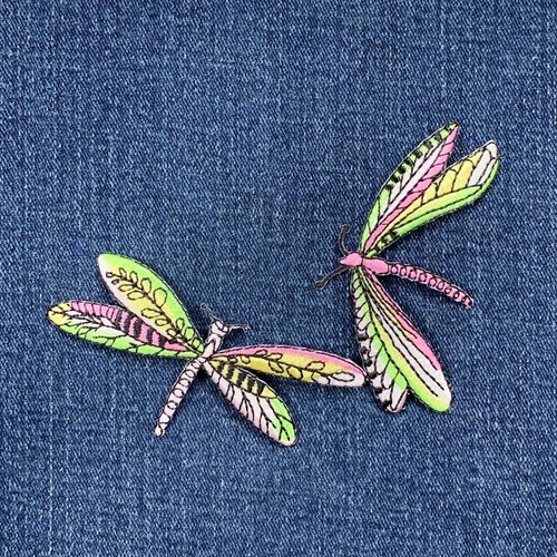 Toppa applique due libellule - toppa,