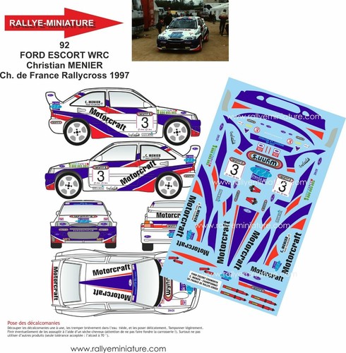 Decals ref 0092 - decals, escort