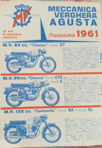 Agusta sales brochure - mv, moto