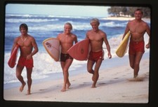 North Shore Laird Hamilton surfisti a piedi nudi a bazo trasparente originale