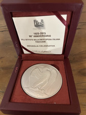 Medaglia celebrativa Treccani argento