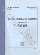 Fiat G91-G91R1-R1A-R3-R4 1964 Indice Numerico Vol II Nomenclatore  DVD