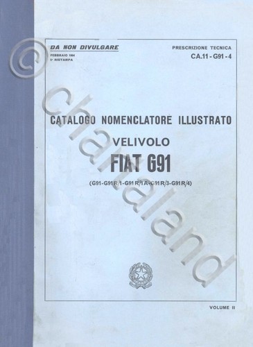 Fiat g91 g91r1 - g91-g91r1-r1a-r3-r4, 1964