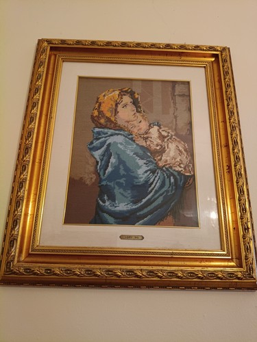 Quadro ricamo punto croce