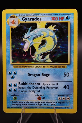 Pokemon gyarados holo 102 - pokemon,